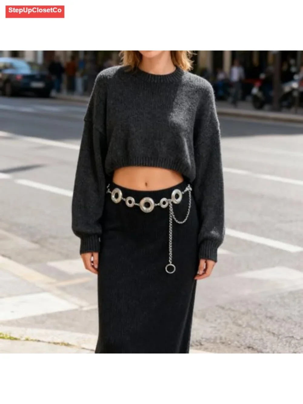 Adjustable Metal Waist Chain Belt Women Alloy Body Chain For Dresses
